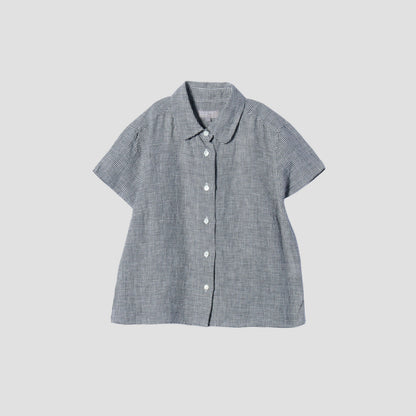 BLACK&WHITE SHIRTING LINEN