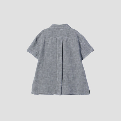 BLACK&WHITE SHIRTING LINEN