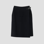 STRETCH MOLESKIN SKIRT