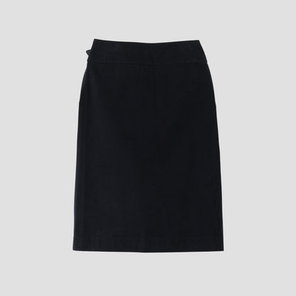 STRETCH MOLESKIN SKIRT