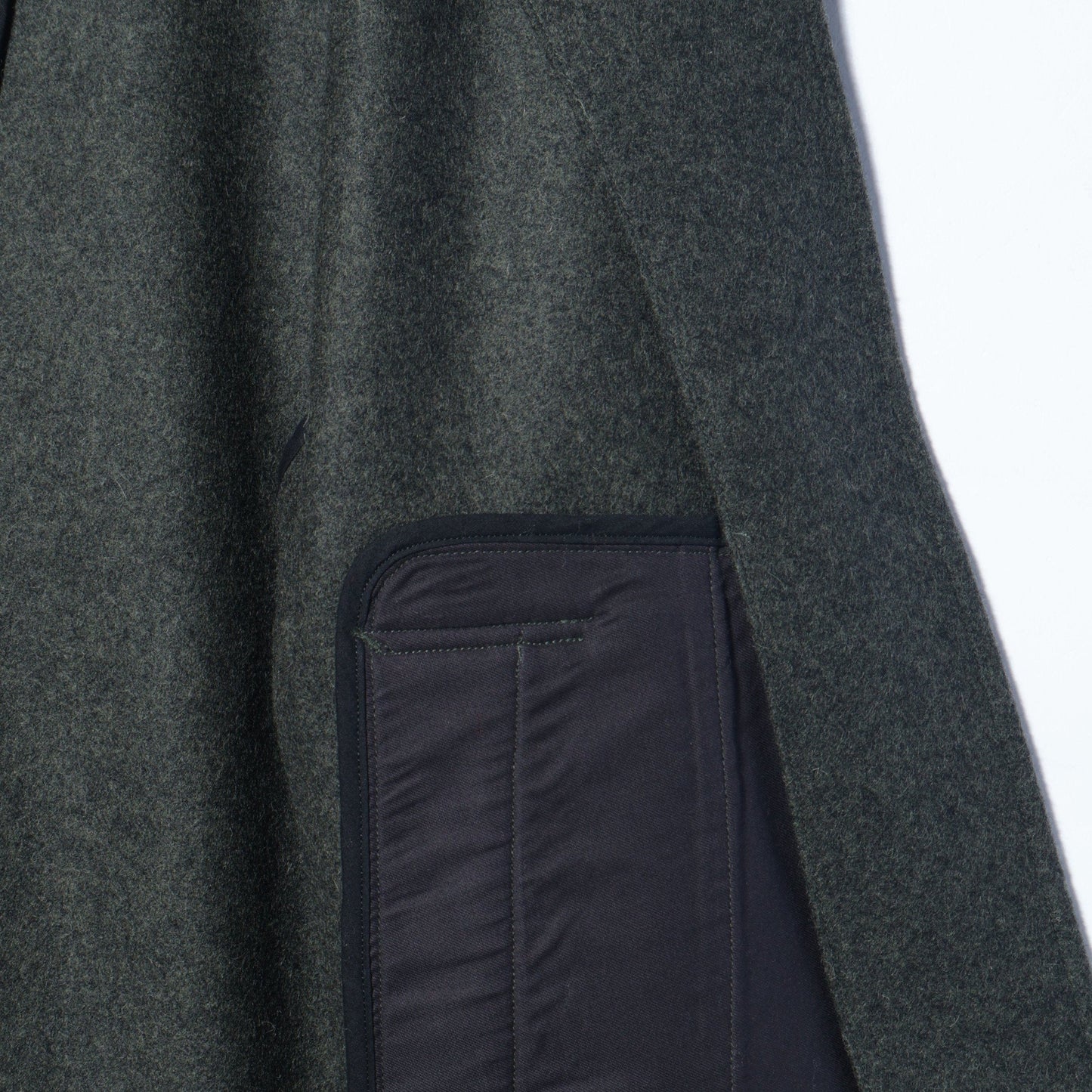 COARSE WOOL MELTON BLOUSON