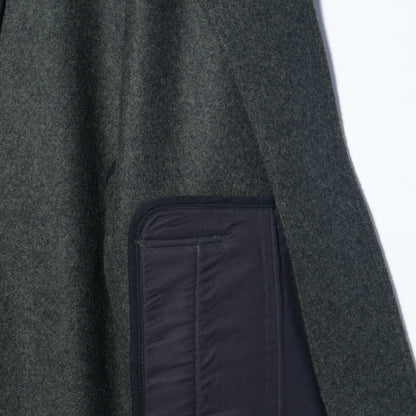 COARSE WOOL MELTON BLOUSON