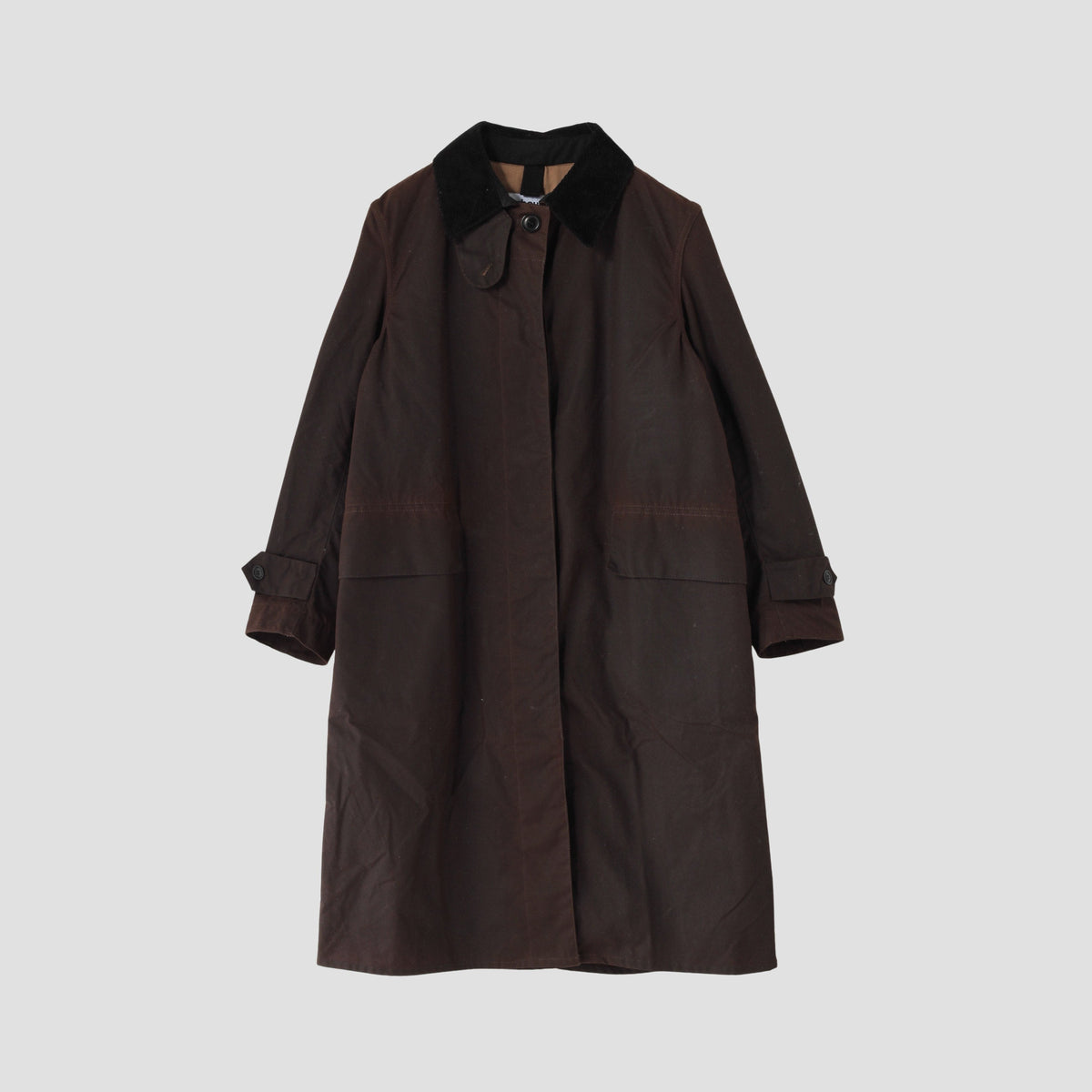 HEAVY WAXED COTTON COAT