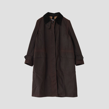 HEAVY WAXED COTTON COAT