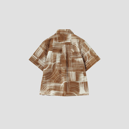 PAINT PRINT COTTON SHIRT