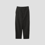 UNEVEN COTTON CANVAS TROUSERS