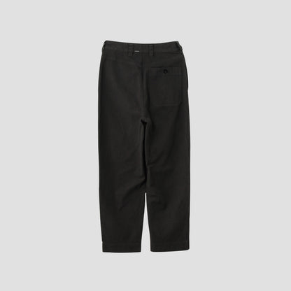 UNEVEN COTTON CANVAS TROUSERS
