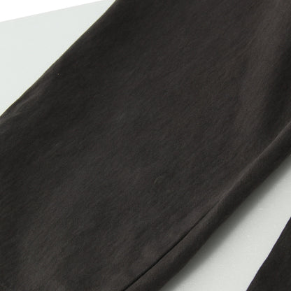 UNEVEN COTTON CANVAS TROUSERS