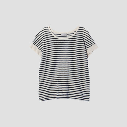 LINEN STRIPE JERSEY
