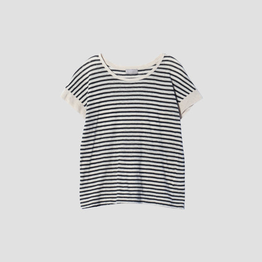 LINEN STRIPE JERSEY