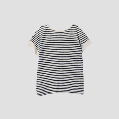 LINEN STRIPE JERSEY