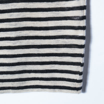 LINEN STRIPE JERSEY