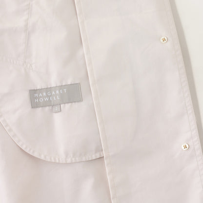 COTTON NYLON COMPACT POPLIN COAT