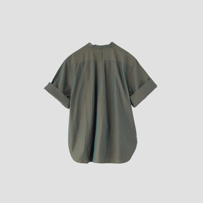 YARN DYED COTTON POPLIN SHIRT