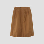 WASHED COTTON POPLIN SKIRT