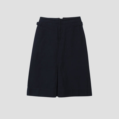COTTON LINEN TWILL SKIRT
