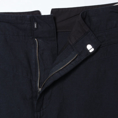 COTTON LINEN TWILL SKIRT