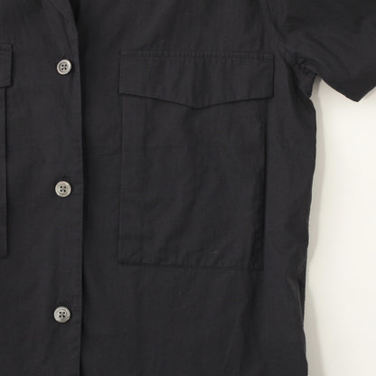 PIECE DYED WASHED COTTON SHIRT