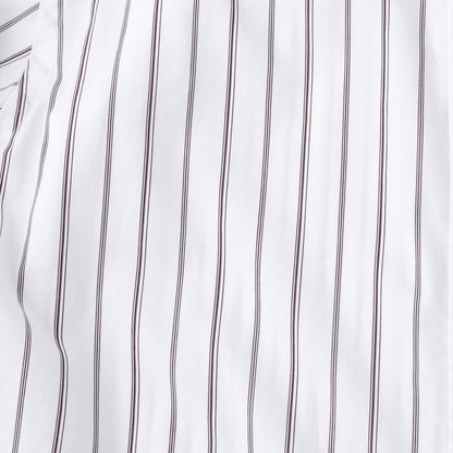 TRIPLE STRIPE COTTON POPLIN SHIRT