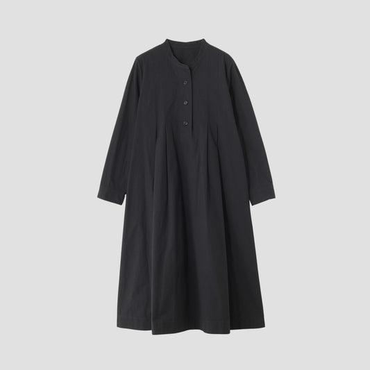STIFF COTTON POPLIN DRESS