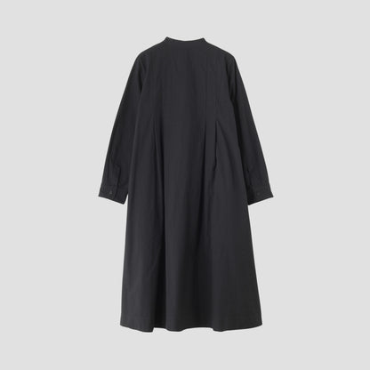 STIFF COTTON POPLIN DRESS