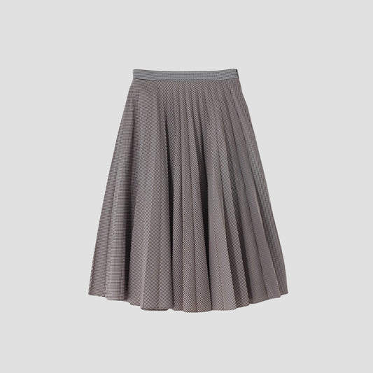 GINGHAM CHECK BLEND SKIRT