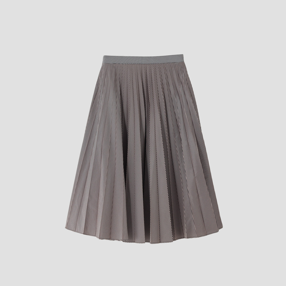 GINGHAM CHECK BLEND SKIRT