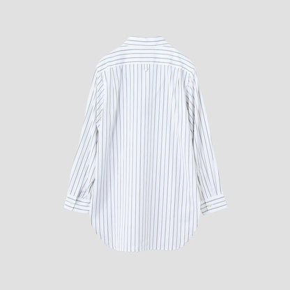 TRIPLE STRIPE COTTON POPLIN SHIRT