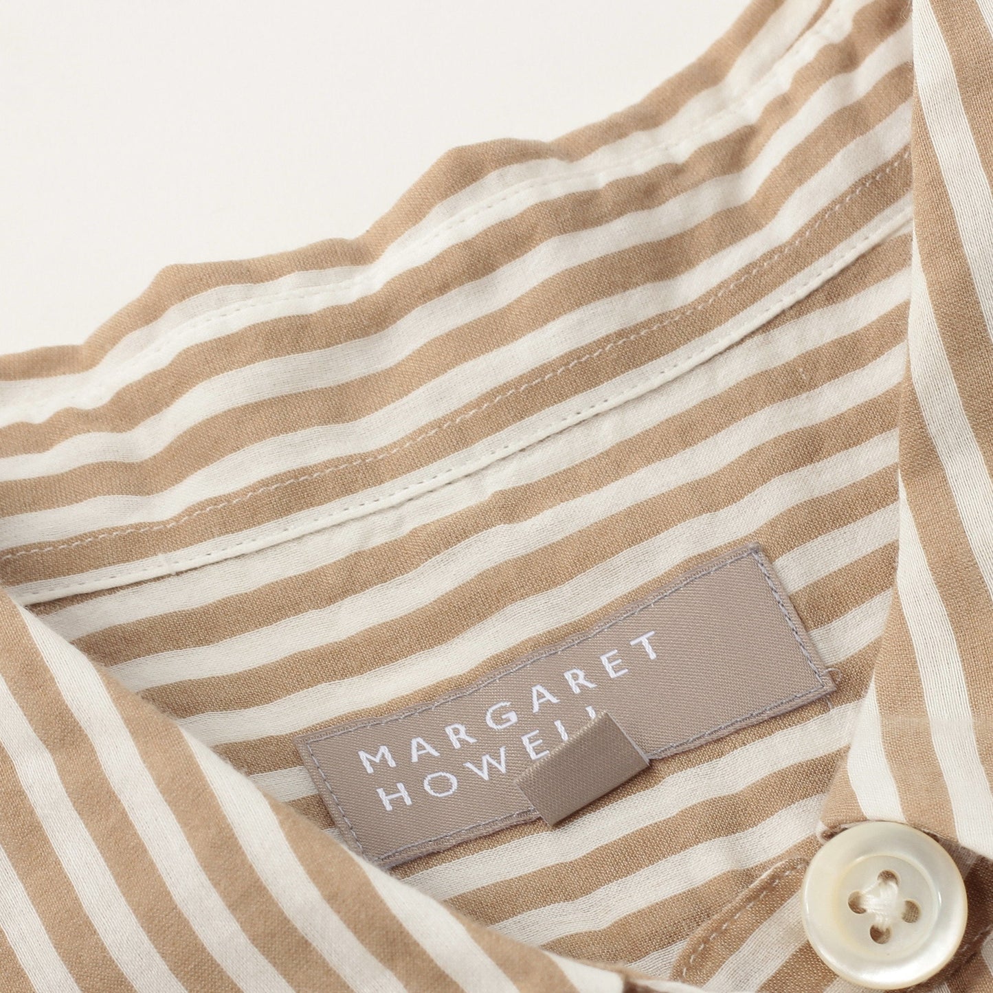 BOLD STRIPE COTTON SILK SHIRT