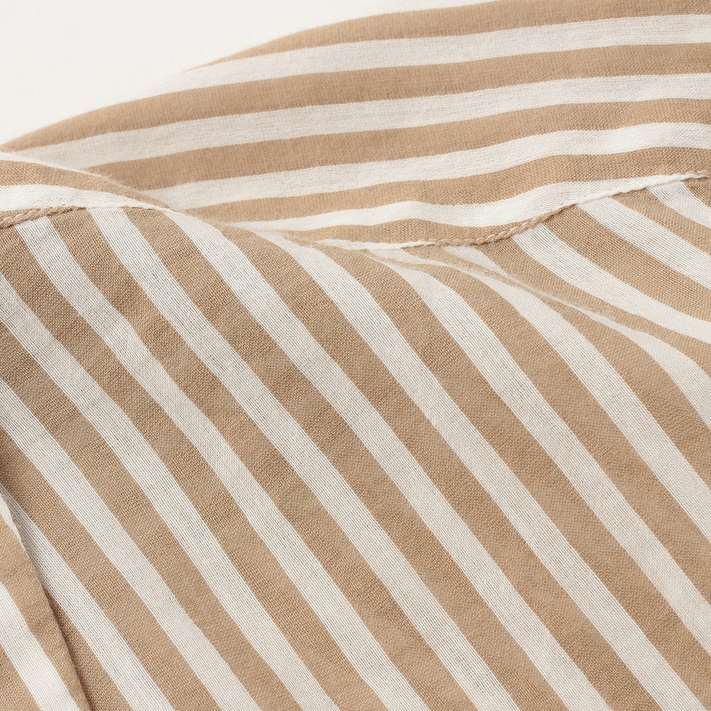 BOLD STRIPE COTTON SILK SHIRT