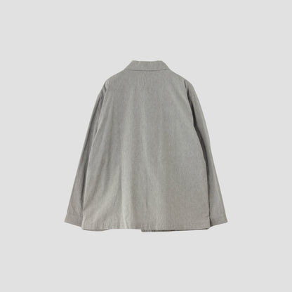 OVERDYE MELANGE COTTON LINEN BLOUSON