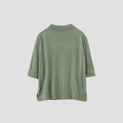 TWISTED COTTON SILK KNIT