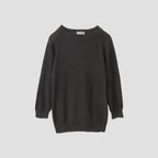 LINEN COTTON CREW NECK KNIT