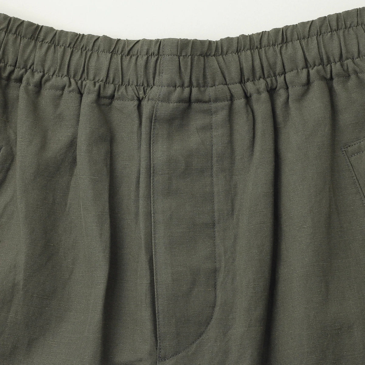 YARN DYED WOOL LINEN TROUSERS