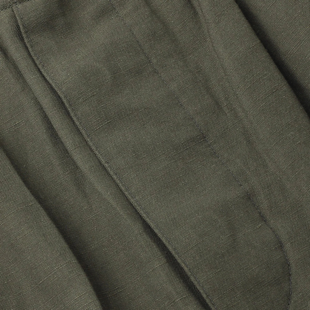 YARN DYED WOOL LINEN TROUSERS