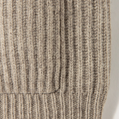 CHUNKY RIB WAISTCOAT KNIT