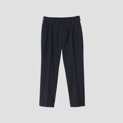 FINE CHALK STRIPE WOOL TROUSERS