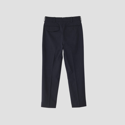 FINE CHALK STRIPE WOOL TROUSERS