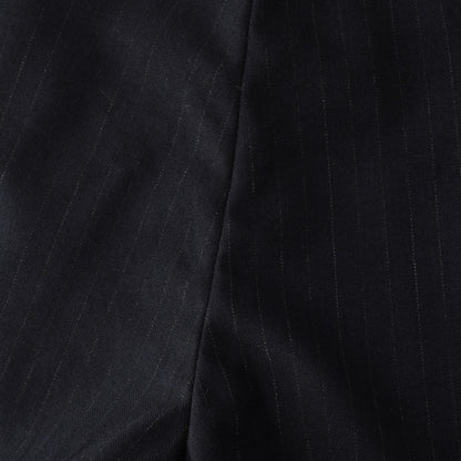 FINE CHALK STRIPE WOOL TROUSERS