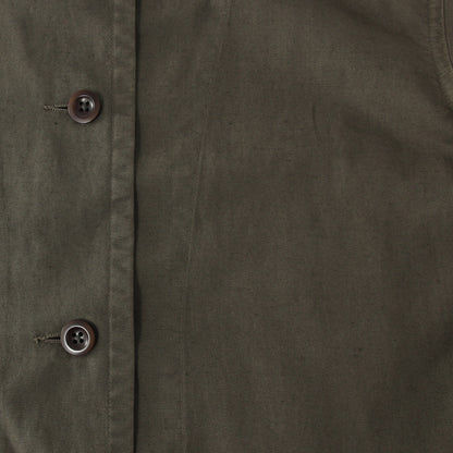 COTTON LINEN CHINO DRESS