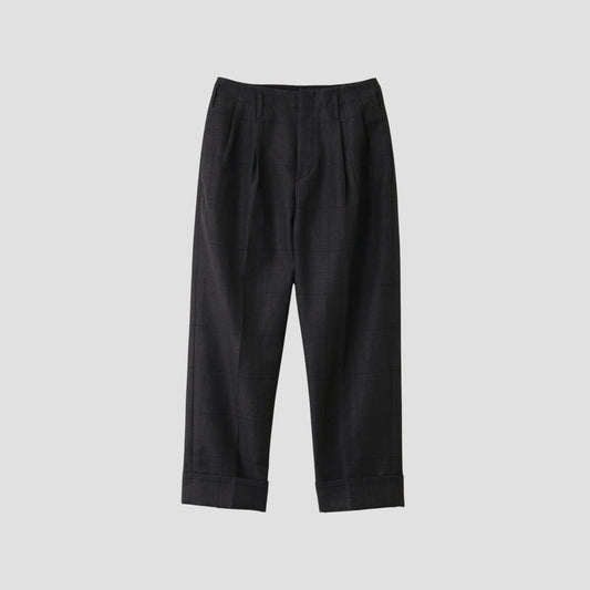 POW WOOL LINEN TROUSERS