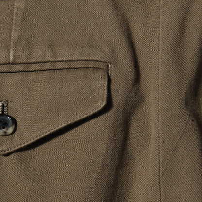 WASHED COTTON TWILL TROUSERS