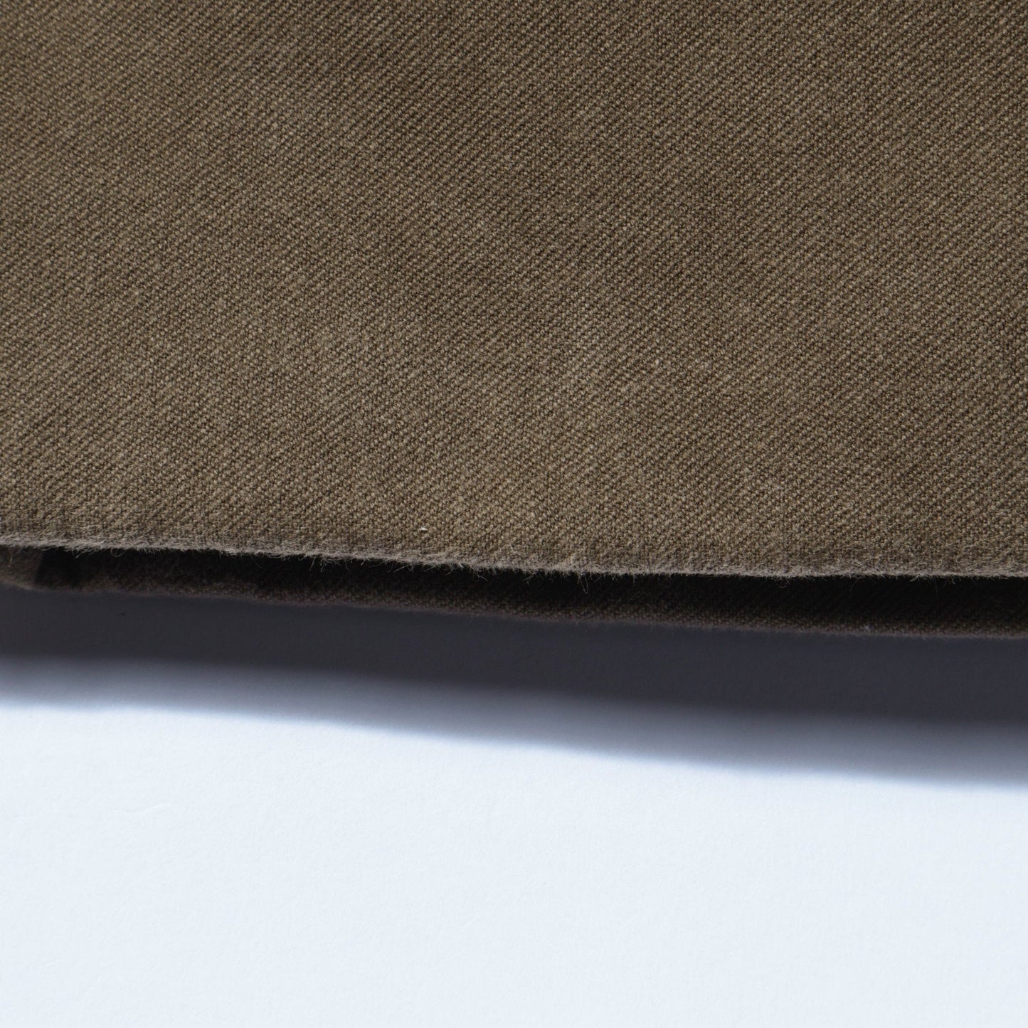 WASHED COTTON TWILL TROUSERS