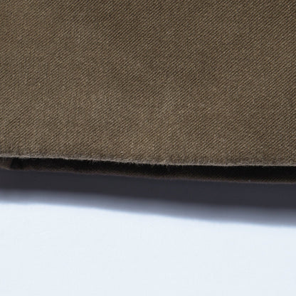 WASHED COTTON TWILL TROUSERS