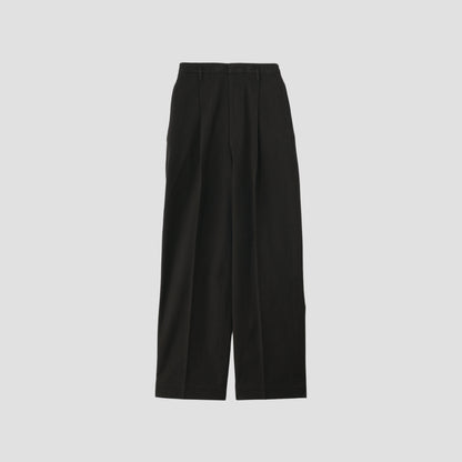 WASHED COTTON TWILL TROUSERS