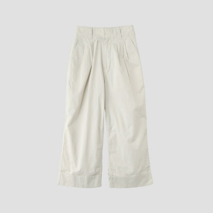 SOFT DENSE COTTON TROUSERS