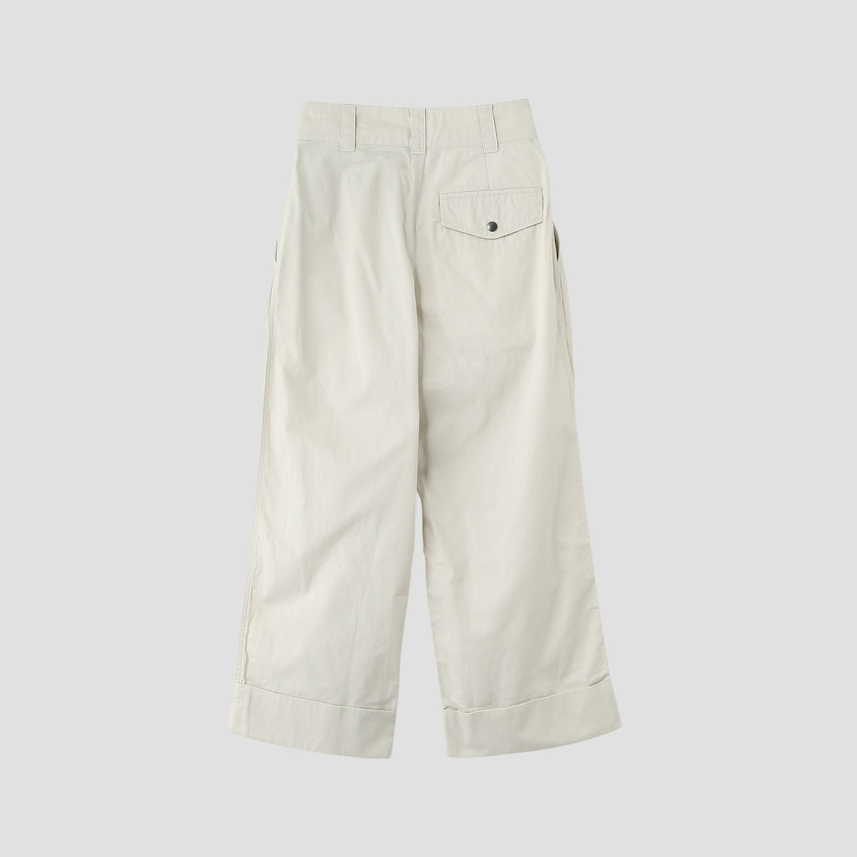 SOFT DENSE COTTON TROUSERS