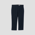 WOOL COTTON GABARDINE TROUSERS