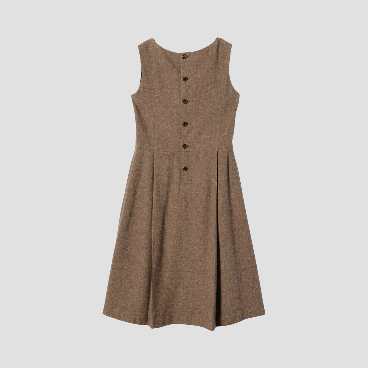 WOOL LINEN TWEED DRESS