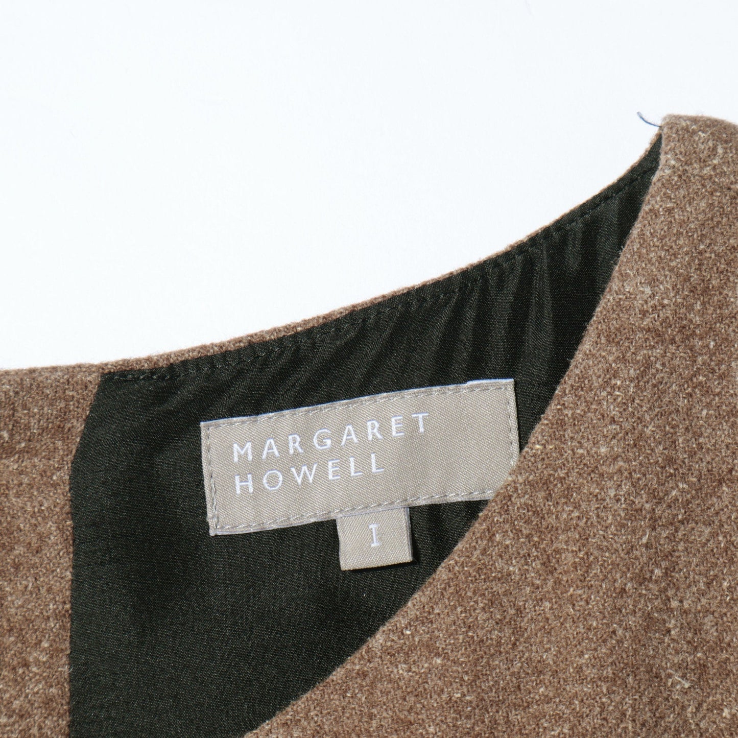 WOOL LINEN TWEED DRESS
